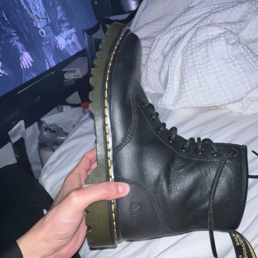Doc martens black boots.
